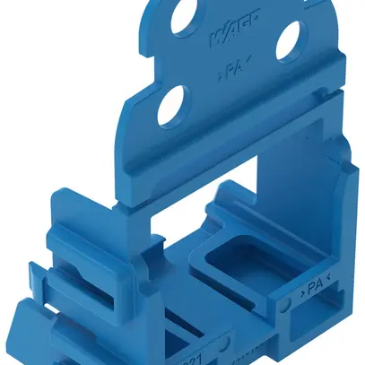 Befestigungsadapter WAGO m.Zugentlastung für 10×4mm² Rastfuss bl 
