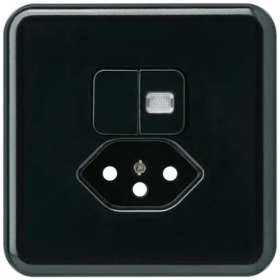 Kit frontal ENC basico 86×86mm noir 1 lentille sécurité enfants S1/T13 pour BOMI 