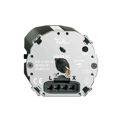 Inserto regolatore FH 20…600W ritardo di fase discendente 