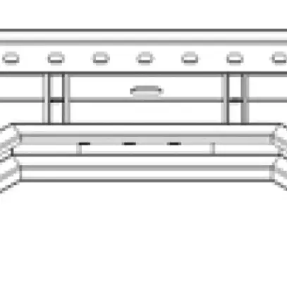 Angle Lanz 90° pour multichemin à grande portée 200×60mm ZMA 