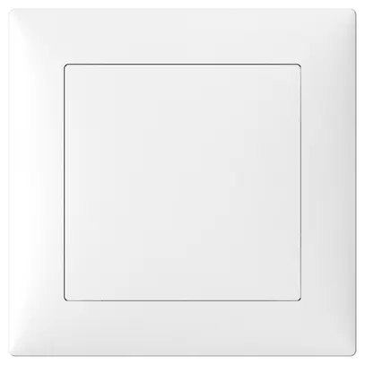 Placca cieca SIDUS bianco lucido 