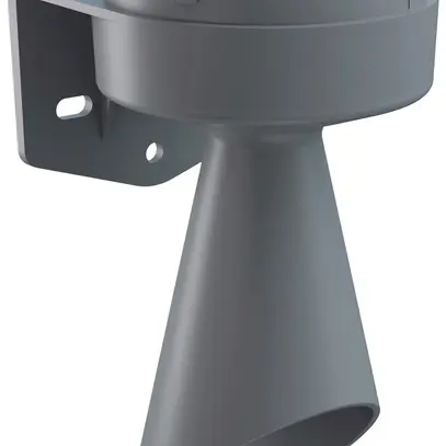 Équerre pour avertisseur WERMA Midi WM, pour colonne de signalisation, gris 