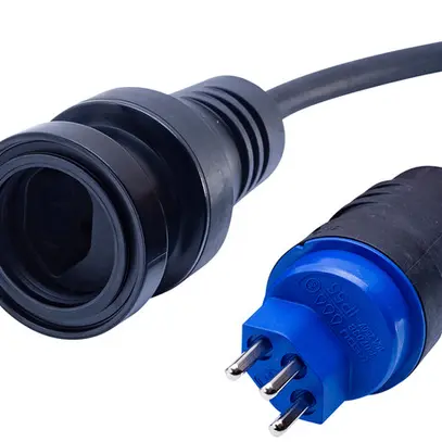 Prolunga ELBRO T23/T23 H07RN-F3G2.5mm² GDV 5m IP55 nero 
