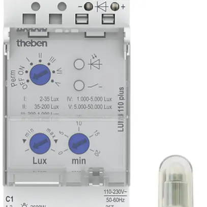 Interruttore crepuscolare AMD Theben LUNA 110 plus AL 