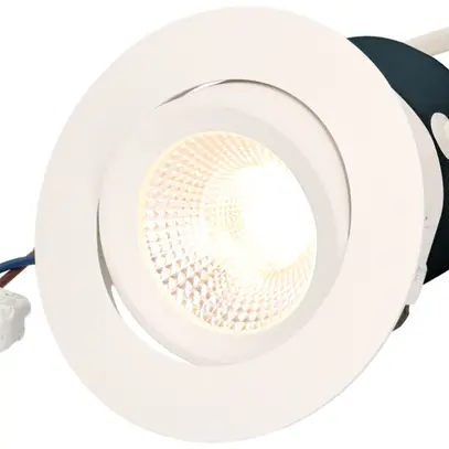 Spot LED INC LUCE Round 230 9W 230V 750lm 3000K trou Ø80mm blanc 36° 