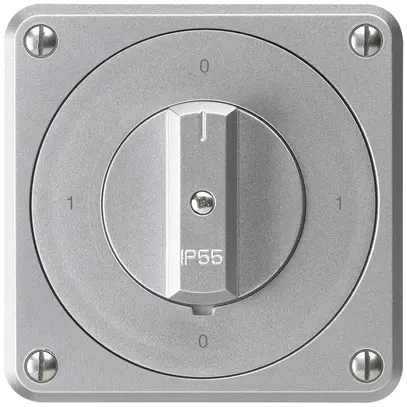 Interrupteur rotatif ENC robusto IP55 schéma 0/1P aluminium 