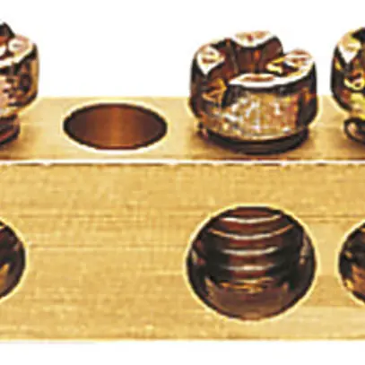 Sbarretta con morsetti Hager 5×16/6×10mm² ottone 