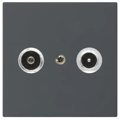 Presa antenna kallysto R/TV montaggio A 19dB 2GHz antracite 