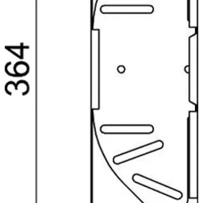 Gomito BET RB W regolabile 110×100mm acciaio zincato a caldo per immersione 