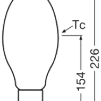 Lampada LED LEDVANCE HQL FIL P E27 21.6W 4000lm 4000K opaco 226mm 