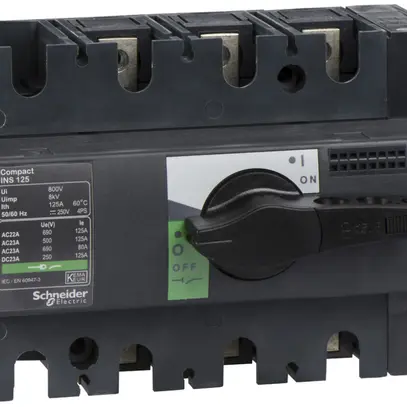 Interrupteur de charge INC Schneider Electric NS-I 125 3L gris/noir 