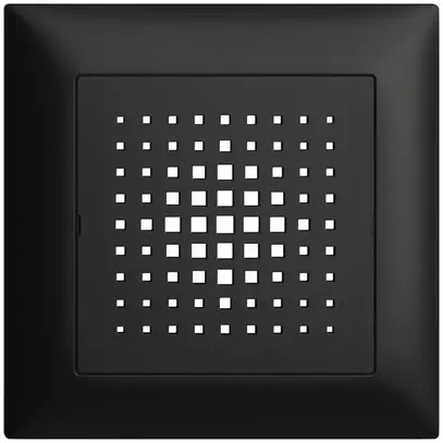 Kit frontale INC EDIZIOdue nero 88×88mm per gong 3070 