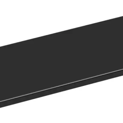 Plaque d'obturation 19" VALUE, 3UH, noir (RAL 9005) 