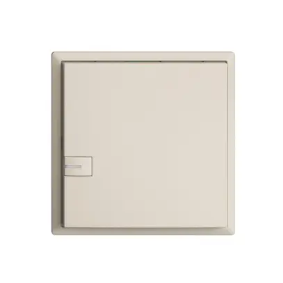 Pulsante KNX RGB EDUE, 250mW, c.LED RGB, 1×pulsante, 1×com.1×tasto, crema 