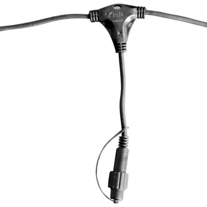 Câble de distribution MK QuickFix avec 2 sorties, noir, IP67 