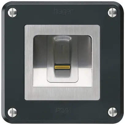 Lecteur d'empreintes digitales NUP Hager ekey-arte robusto C noir 