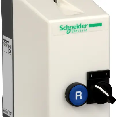 Scatola AP IP65 per contattore grd.II O-I nero/bianco 