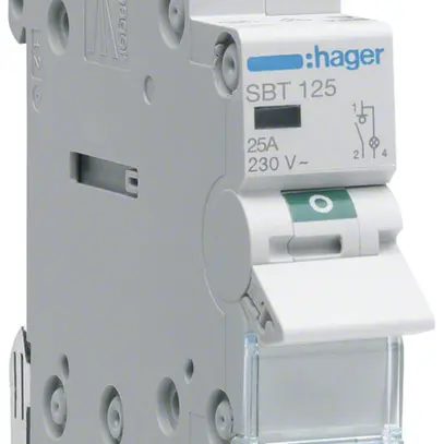 REG-Ausschalter Hager SBT 25A 230V 1 Schliesser 0 Öffner 1 Wechsler 