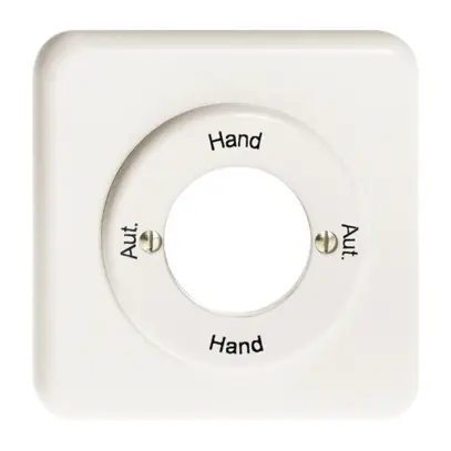 Kit front. Aut.-Hand-Aut.-Hand per interr.rot.a chiave bianco 