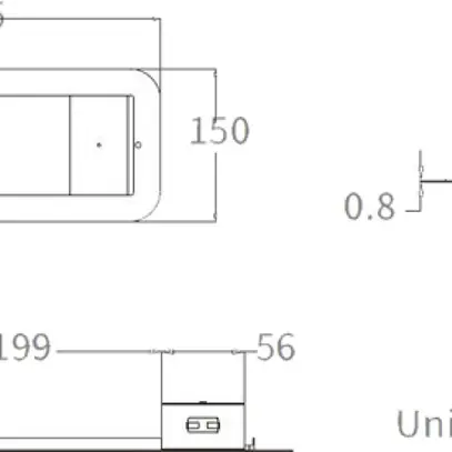 Telaio da incasso Sylvania LifeSafe Pro materiale sintetico 375×150×57mm bianco 