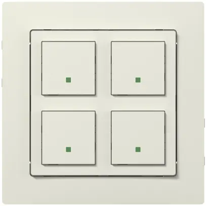 Set frontale INC ABB SIDUS bianco per sensore 2×free@home 