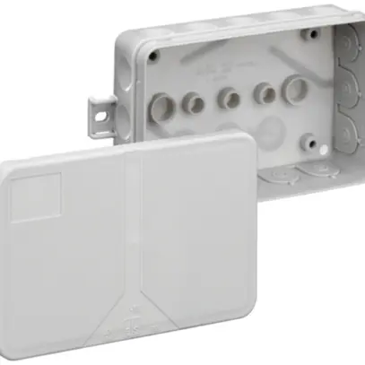 Boîte de dérivation AP 2K-16 AB -L IP55 130×85×37mm gris 