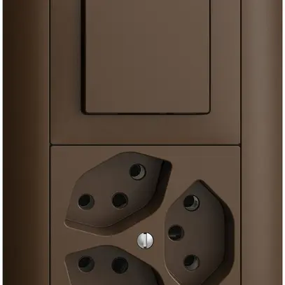 UP-Kombination EDIZIOdue 3/1P+3×T13 coffee 