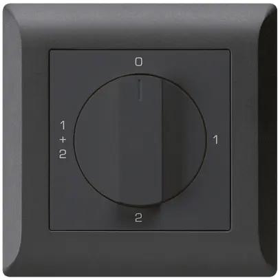 Interrupteur rotatif ENC kallysto.line 1/1L noir avec manette 