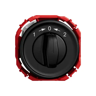 Contact pivotant STANDARDdue SNAPFIX® 1->0<-2/1P avec manette rotative no 