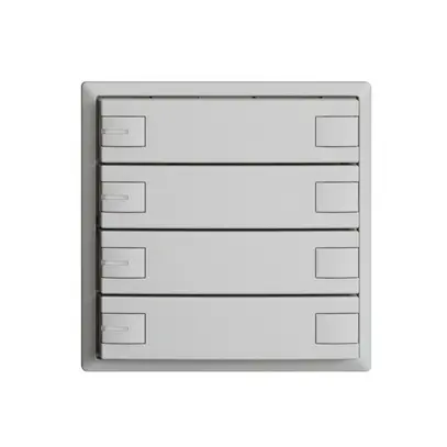 Poussoir KNX RGB EDUE, 250mW, a.LED RGB, 4×poussoir, comm.2×touches, grc 