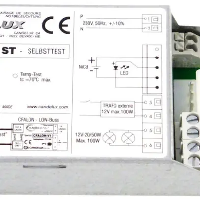 Elemento di emergenza per lampada alogena 12V/50W 1h 