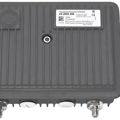 Amplificatore BK WISI VX2035 1.2GHz 35dB con ritorno 204MHz 