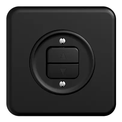 Poussoir pour stores ENC STANDARDdue QMI noir 1 canal 
