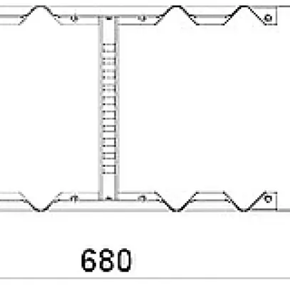 Multifunktionsverbinder Bettermann 110×500mm für Kabelleiter bandverzinkt 