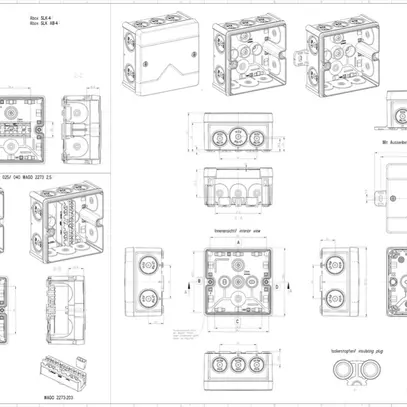 Boîte de dérivation AP Spelsberg Abox 040-L 102×102×57mm IP66 gr 