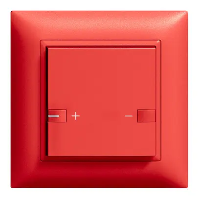 Poussoir ENC ZEP variateur univ. 1c/1t avec LED EDIZIOdue berry 