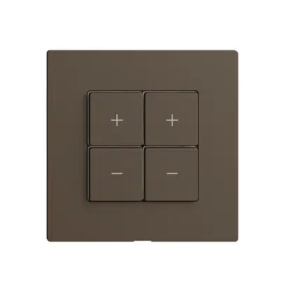 Dimmer Uni-LED 2K/4T Edue Wiser coffee 