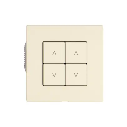 Interruttore tapparelle EDIZIO.liv Wiser SNAPFIX® 2 canali 4 tasti WLAN cr 