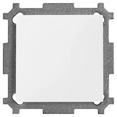 Placca cieca SIDUS bianco lucido 