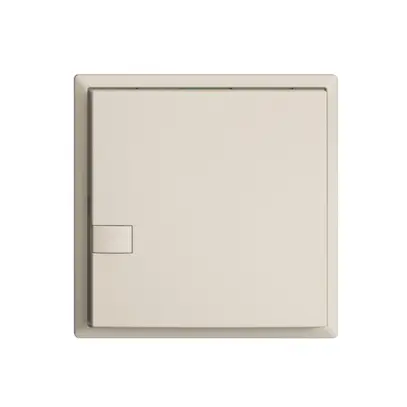 Pulsante KNX RGB EDUE, 250mW, s.LED, 1×pulsante, comando 1×tasto, crema 