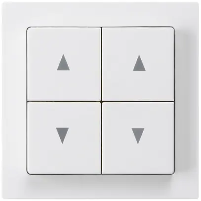 Interruttore per tappar.INC kallysto A bianco con 4 tasti 