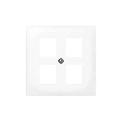 Kit frontale SIDUS Z/E 4×RJ45 R&M bianco 