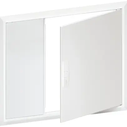 Blendrahmen mit Tür Hager univers 853×703×10mm IP00 weiss für FW43U.. 