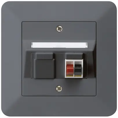 Presa INC audio kallysto.trend 1×antracite morsetto per 1 altoparlante 