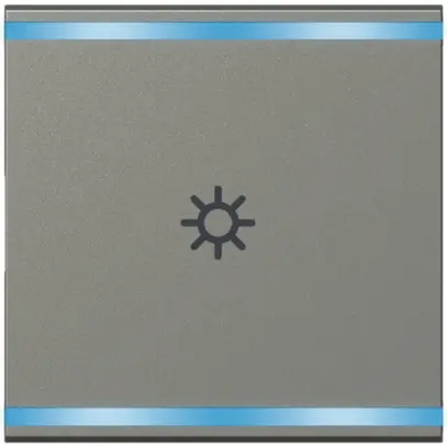 Bilico luminoso INC Legrand magnesio luminosa, 2 moduli 