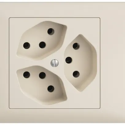 Prise INC EDIZIOdue 3×T13 crema 45…69mm 