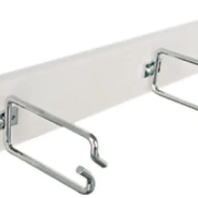Panneau guide-câbles ELBRO 19", tôle d'acier, 1 UH, blanc 