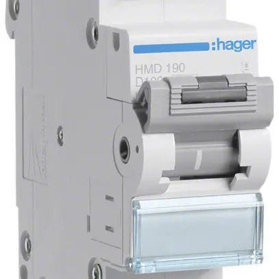 Disjoncteur Hager MCB 1P 230V type D 100A 1.5UM 