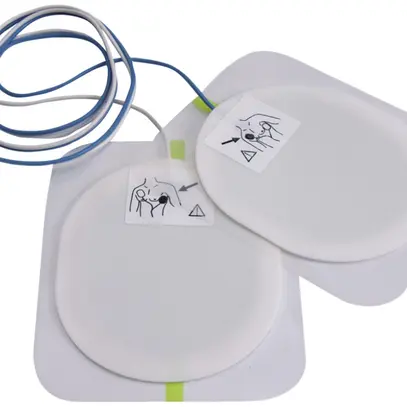 Pads à usage unique pour défibrillateur SAVER ONE, précâblés, pour adultes 