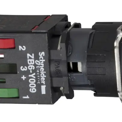 Poussoir INC affleurant Schneider Electric 1F rouge 
